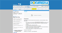 Desktop Screenshot of documedia.es