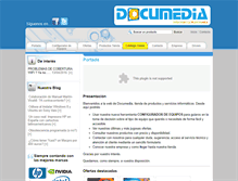 Tablet Screenshot of documedia.es